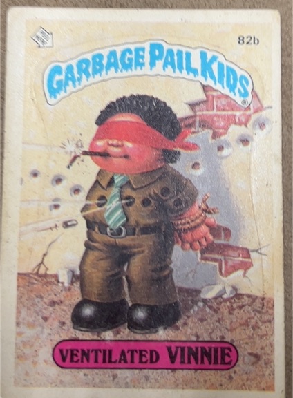 1985 Topps Garbage Pail Kids Series 2 #82b Ventilated Vinnie — front