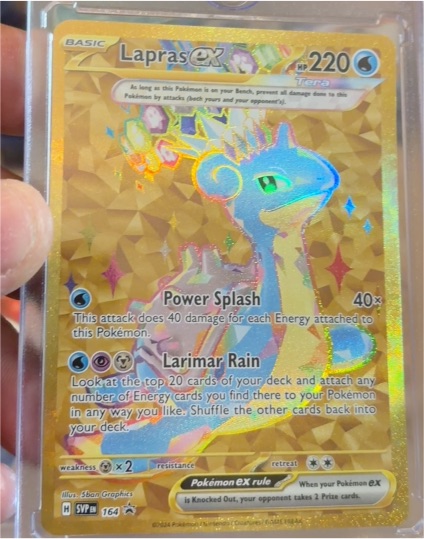 2023 Pokémon SV: Scarlet & Violet Promo #164 Lapras ex — front