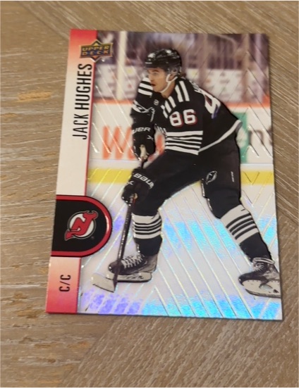 2022-23 Upper Deck Tim Hortons #82 Jack Hughes — front