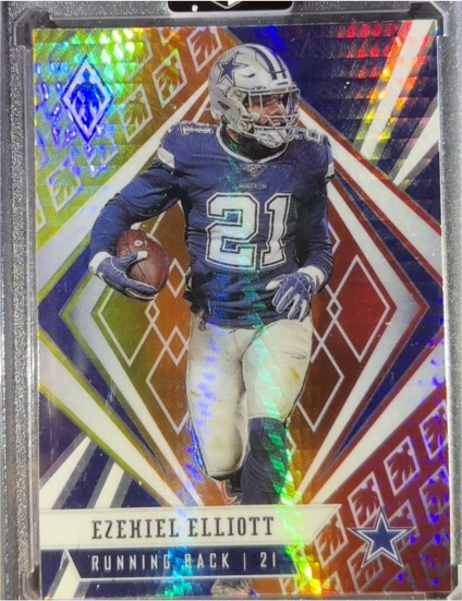 2020 Panini Phoenix Fire Burst #49 Ezekiel Elliott — front