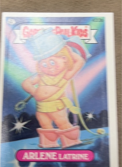 1987 Topps Garbage Pail Kids Series 11 #433b Arlene Latrine — front