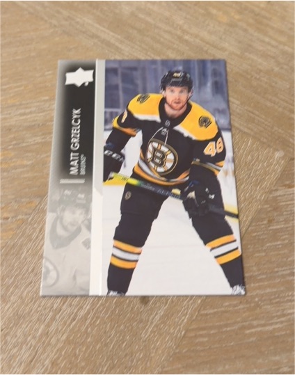 2021-22 Upper Deck Series 1 #16 Matt Grzelcyk — front