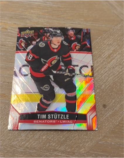 2023-24 Upper Deck Tim Hortons #28 Tim Stützle — front