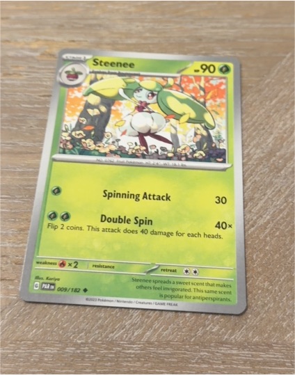 2023 Pokémon SV04: Paradox Rift #009 Steenee — front