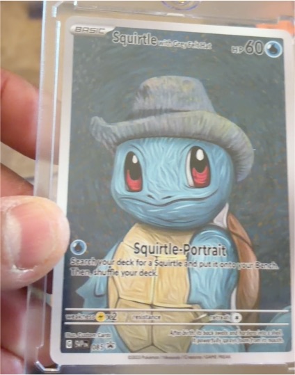 2022 Black Star Promo #085 Squirtle with Grey Felt Hat — front