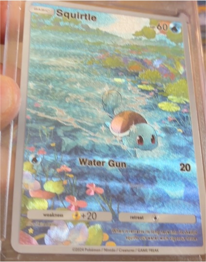 2022 Pokémon TCG Pocket Squirtle Full Art Holo — front