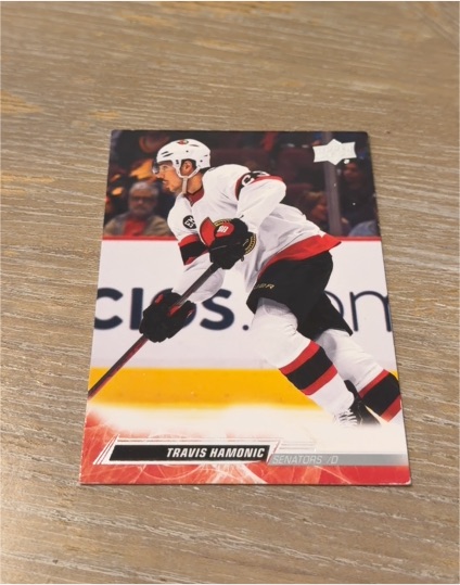 2022-23 Upper Deck Travis Hamonic — front