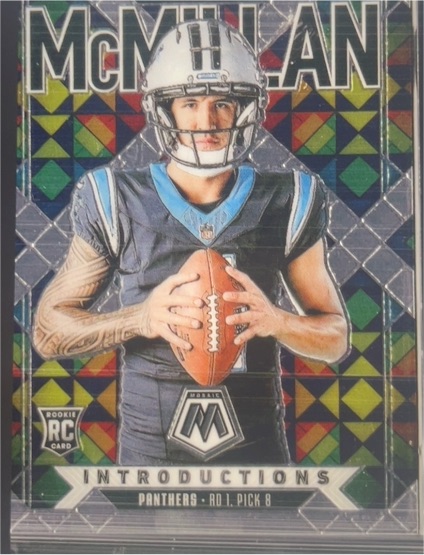 2025 Panini Mosaic #8 Tetairoa McMillan Introductions — front