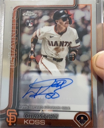 2025 Topps Chrome Update #AC-CK Christian Koss — front