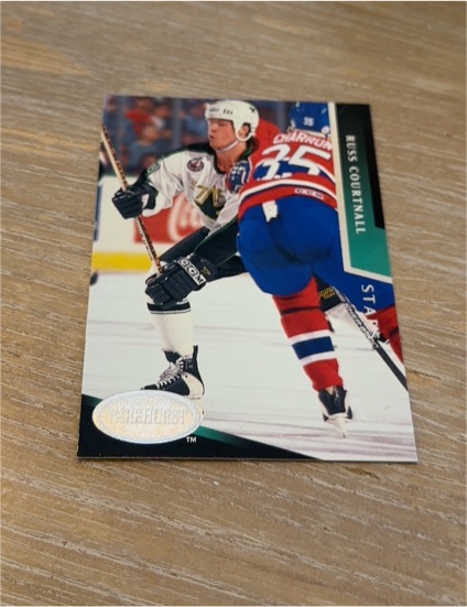 1991-92 Parkhurst #121 Russ Courtnall — front