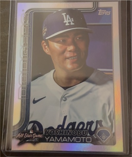 2025 Topps Update #ASG-32 Yoshinobu Yamamoto — front