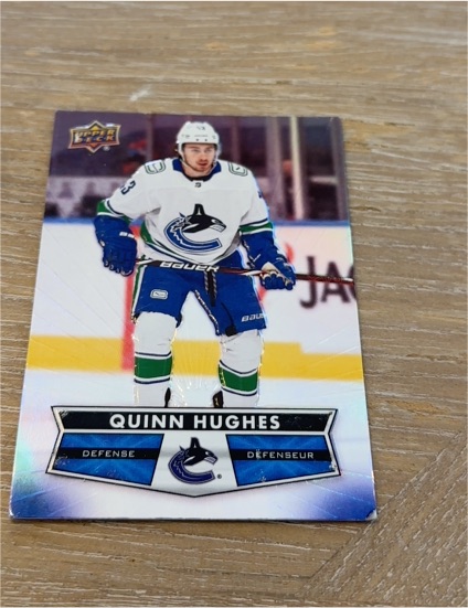 2021-22 Upper Deck Tim Hortons #43 Quinn Hughes — front