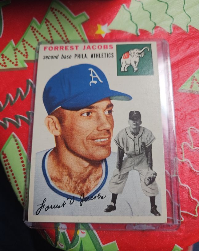 1954 Topps #129 Forrest Jacobs — front