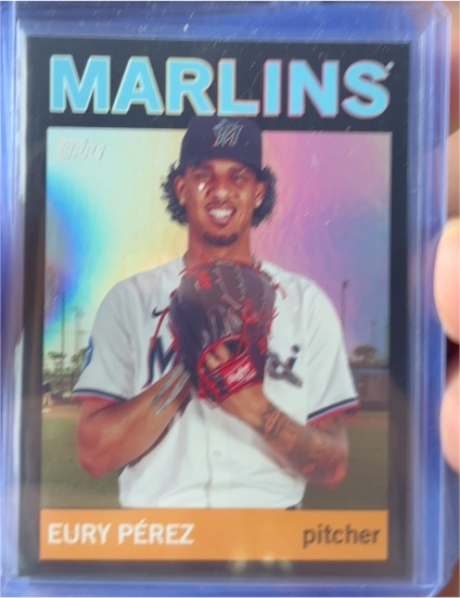 2025 Topps Archives #39 Eury Pérez — front