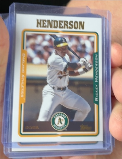 2025 Topps Archives #246 Rickey Henderson — front