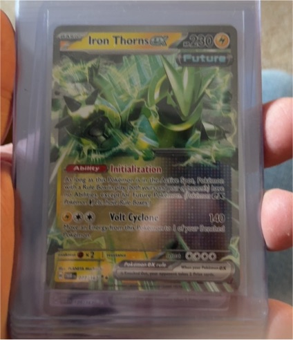 2025 Pokémon TCG SV06 Twilight Masquerade #077 Iron Thorns ex — front