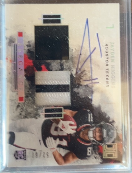 2021 Panini Impeccable #75 L.J.ayden Higgins — front