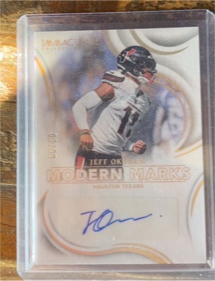 2024 Panini Immaculate Modern Marks #Jeff Okudah — front