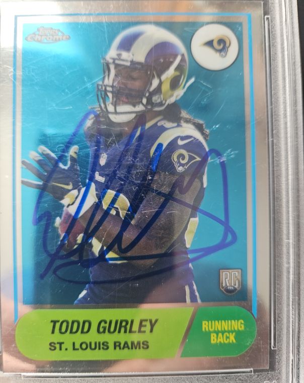 2014 Bowman Chrome #Todd Gurley Rookie Card — front