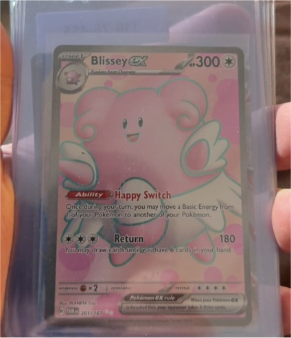 2024 Pokémon TCG #201 Blissey EX Twilight Masquerade — front