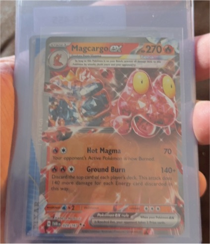 2023 Pokémon TCG Scarlet & Violet Twilight Masquerade #29 Magcargo EX — front