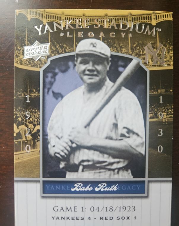 2008 Upper Deck Yankee Stadium Legacy #570 Babe Ruth — front
