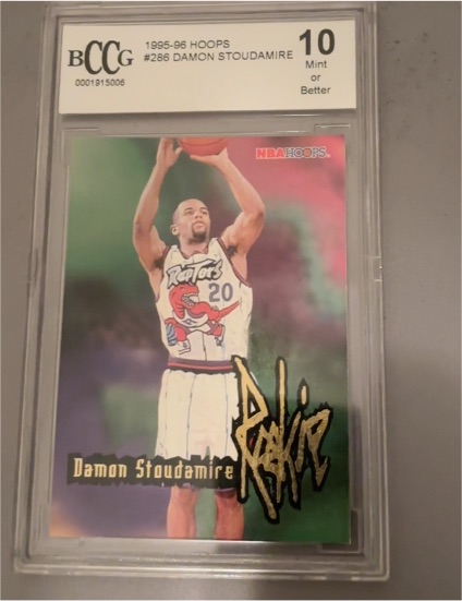 1995-96 Hoops #286 Damon Stoudamire — front