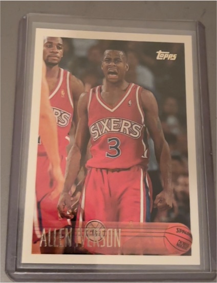 1996-97 Topps #171 Allen Iverson — front