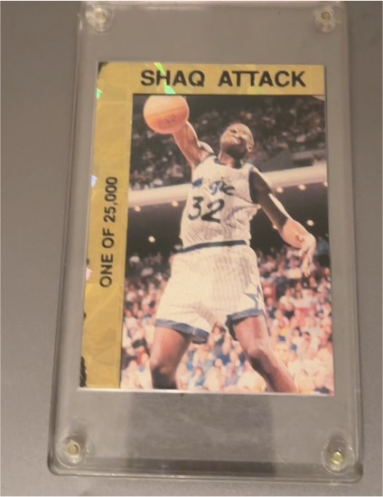 1993 Arena Sports Shaq Attack #1 Shaquille O'Neal — front