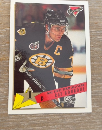 1993 Topps Premier #93 Ray Bourque — front