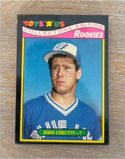 1987 Topps Toys R Us Rookies #6 John Cerutti — front