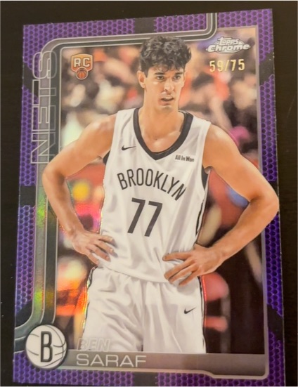 2025-26 Topps Chrome #276 Ben Saraf — front