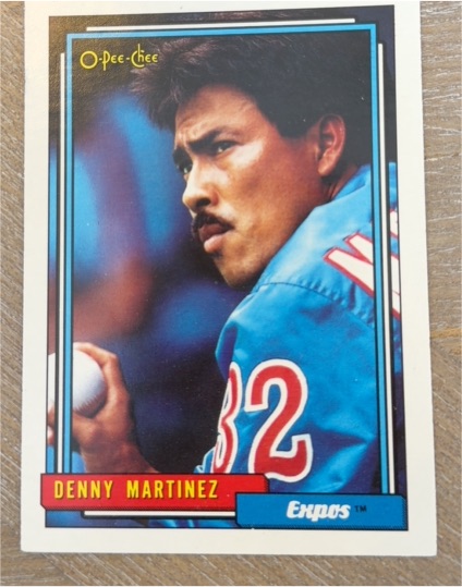 1992 O-Pee-Chee #15 Denny Martinez — front