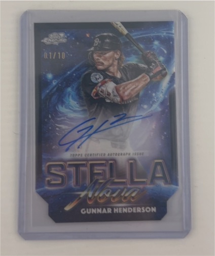2025 Topps Cosmic Chrome Stella Nova #Gunnar Henderson — front