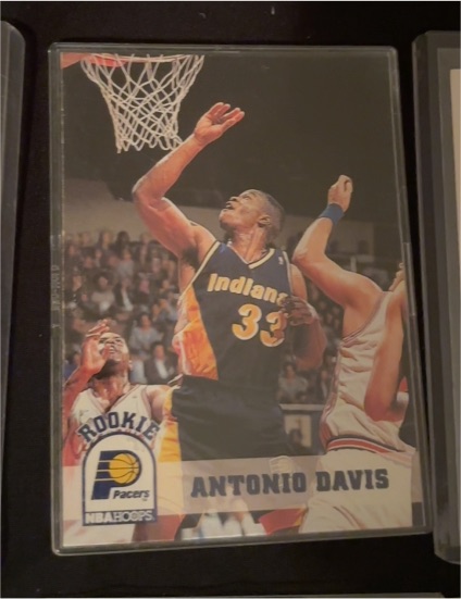 1993-94 NBA Hoops #345 Antonio Davis — front