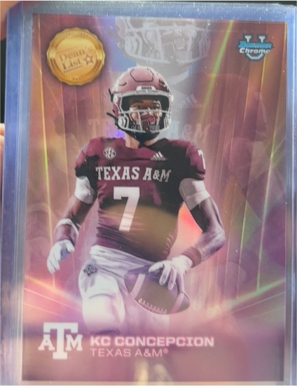 2025 Bowman Chrome University #DL-20 KC Concepcion — front