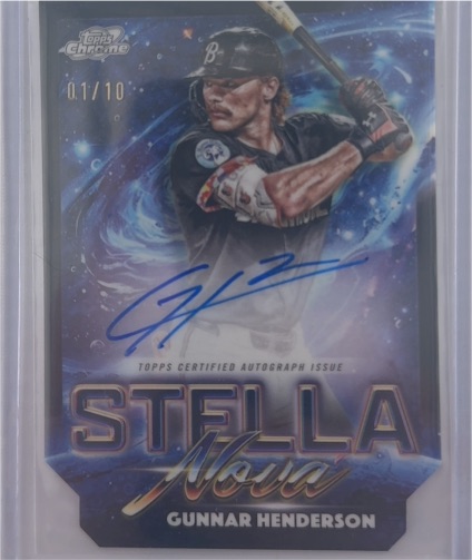 2025 Topps Chrome Cosmic Stella Nova #Gunnar Henderson — front