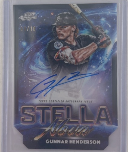 2025 Topps Chrome Cosmic Stella Nova #Gunnar Henderson — front