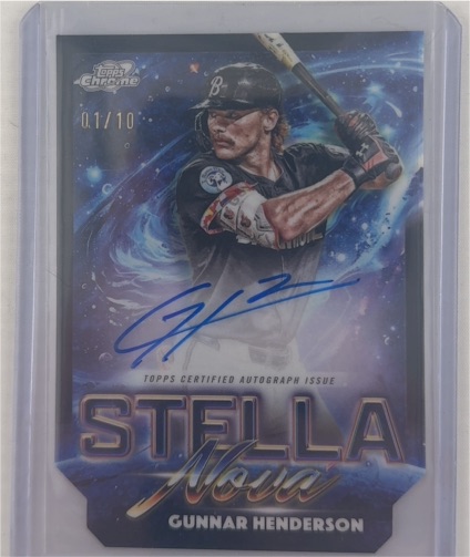 2025 Topps Cosmic Chrome #SN-4 Gunnar Henderson Stella Nova — front