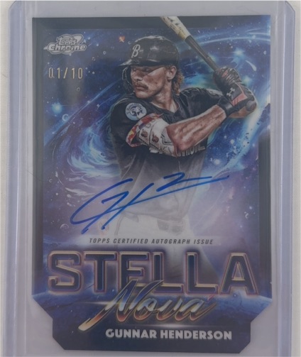 2025 Topps Chrome Cosmic Stella Nova #Gunnar Henderson — front