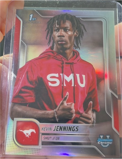2025 Bowman Chrome University #SP-13 Kevin Jennings — front