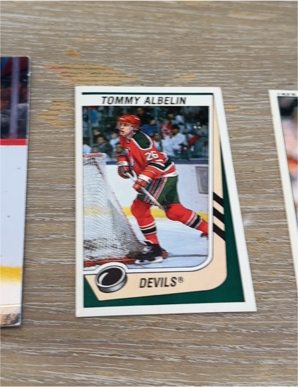 1989-90 Panini #257 Tommy Albelin — front