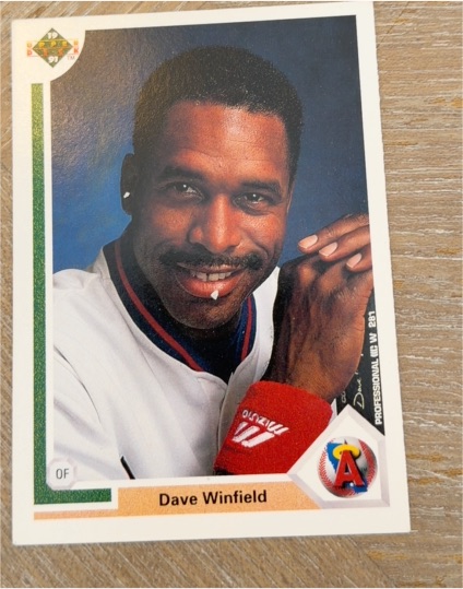 1991 Upper Deck #337d Dave Winfield — front