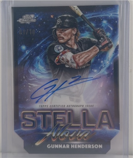 2025 Topps Cosmic Chrome Stella Nova #SN-4 Gunnar Henderson — front