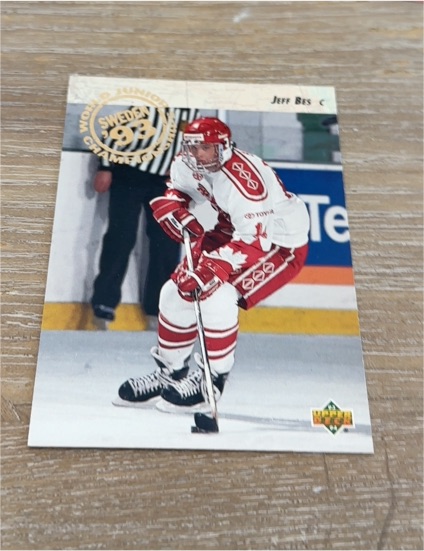 1993-94 Upper Deck #255 Jeff Bes — front