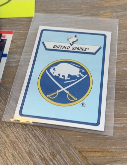 1990-91 Panini NHL #27 Buffalo Sabres — front