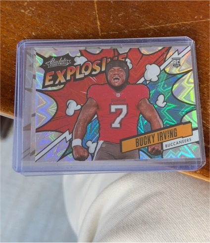 2024 Panini Absolute Explosive #EX-BI Bucky Irving — front