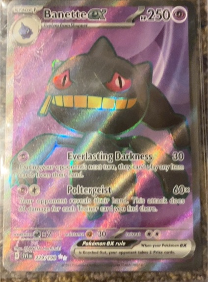2023 Pokémon Scarlet & Violet #229 Banette ex — front