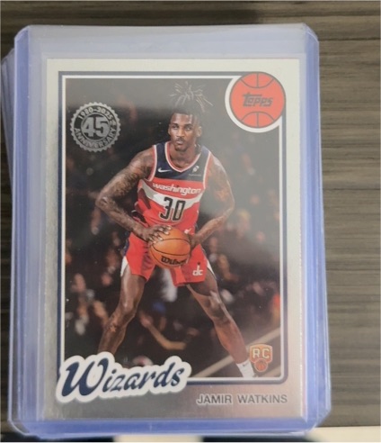 2025-26 Topps 1980-81 Topps Basketball #80BK-86 Jamir Watkins — front
