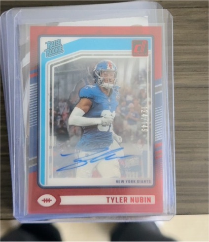 2024 Panini Clearly Donruss #96 Tyler Nubin — front